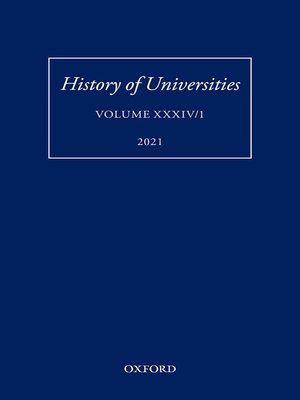 cover image of History of Universities
